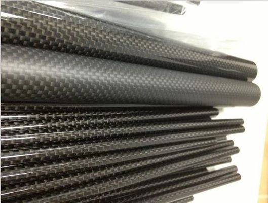 Trọng lượng thấp ống sợi cacbon tròn OD nhỏ 6mm 7mm 8mm 10mm 12mm 13mm