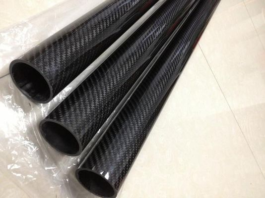 Lớn OD tròn Custom Carbon Fiber ống 50mm 40mm 3.5 &quot;