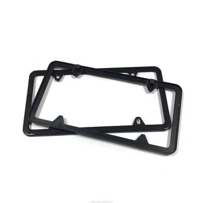 Bốn lỗ sợi cacbon tấm giấy phép nắp bọc che tấm giấy phép xe ô tô khung