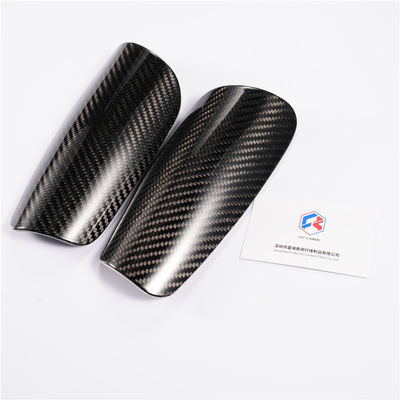 Football Shin Guard Holder Carbon Fiber 3K Twill Bảo vệ cơ bản Shin