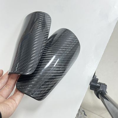 Carbon Fiber Football Leg Guard Brace Support Calf Pads Compression Football Shin Sponge Brace (tạm dịch: Cây cầu đá carbon)