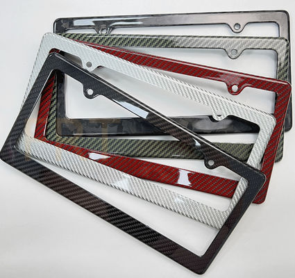 3K Twill Carbon Fiber Car Carbon Fiber Plate Holder Carbon Fiber Số tấm số