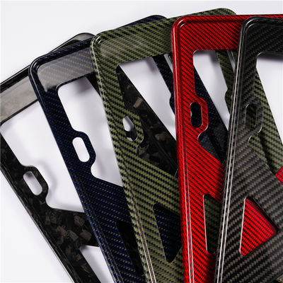 3K Twill Carbon Fiber Car Carbon Fiber Plate Holder Carbon Fiber Số tấm số