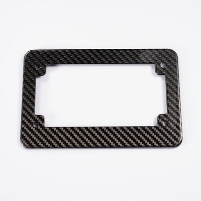Blue Carbon Fiber license plate Frame Carbon Fiber Car Plate Holder For USA Canada Xe ô tô