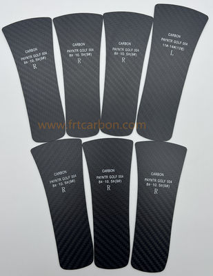 Đơn vị hóa bóng đá Carbon Fiber Insoles 3k Twill Matte Carbon Fiber Plate 1.0mm 0.8mm