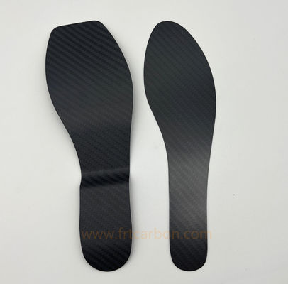 Đơn vị hóa bóng đá Carbon Fiber Insoles 3k Twill Matte Carbon Fiber Plate 1.0mm 0.8mm