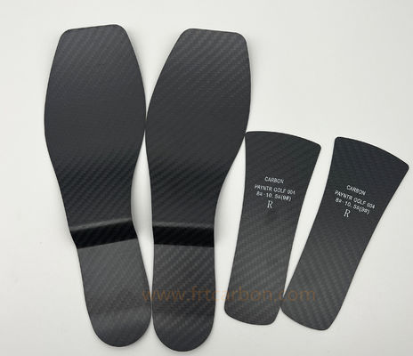 Đơn vị hóa bóng đá Carbon Fiber Insoles 3k Twill Matte Carbon Fiber Plate 1.0mm 0.8mm