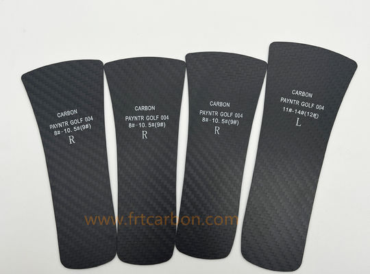 Đơn vị hóa bóng đá Carbon Fiber Insoles 3k Twill Matte Carbon Fiber Plate 1.0mm 0.8mm