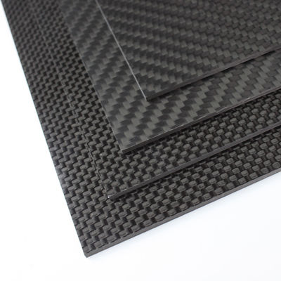 Độ dày 10mm 5mm 3mm Carbon Fiber Plate 3k Twill Weave cho Rc Helicopter Quadcopter Multicopter