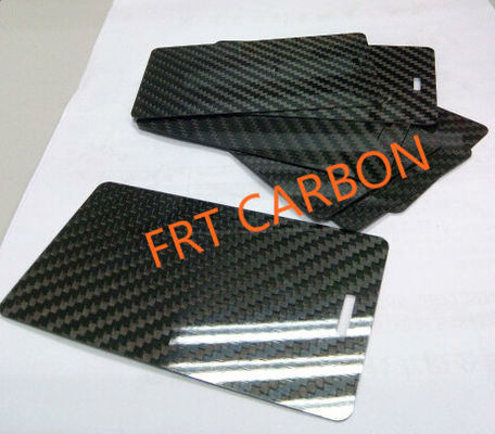 Custom Cnc cắt Carbon Fiber Bảng 0.25mm 0.5mm 1mm 56mm 78mm Cho danh thiếp Thẻ kinh doanh Gói thẻ