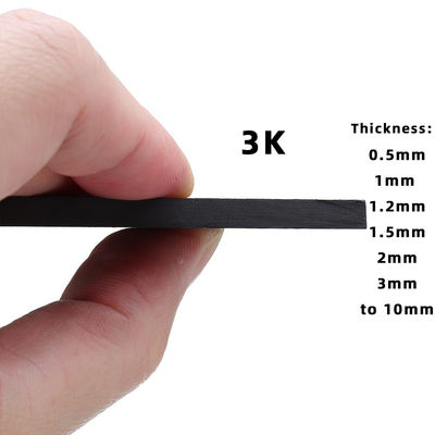 Bảng tấm sợi cacbon 1mm 1.5mm 2mm 2.5mm 3mm Cho CNC