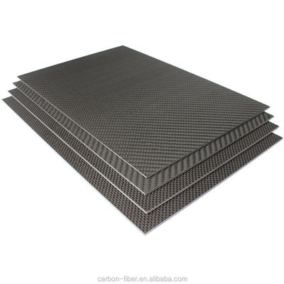 Trọng lượng nhẹ Carbon Fiber Plate Bảng tường 1mm 2mm 10mm Cho UAV Drone 48 X 96 4 X8