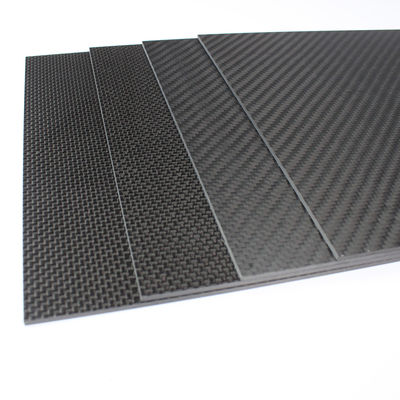3k Carbon Fiber Sheet 3mm dày 1 14 &quot; 1.5 mm bóng mờ đơn giản Twill dệt