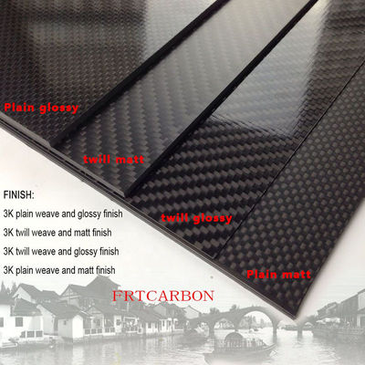 Cao độ bền Rc Carbon Fiber Sheets 200x300mm 0.5mm 5mm 4mm 3mm Carbon Fiber Plate