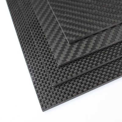 100% tấm sợi cacbon trọng lượng nhẹ 3k tấm sợi cacbon tùy chỉnh CNC phần sợi cacbon với giá nhà máy