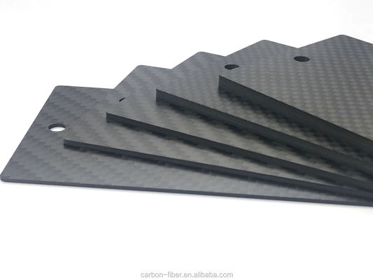 Nhà máy bán hàng tốt nhất 3mm 3k tấm sợi cacbon laminated trong vải sợi cacbon 200 * 300mm
