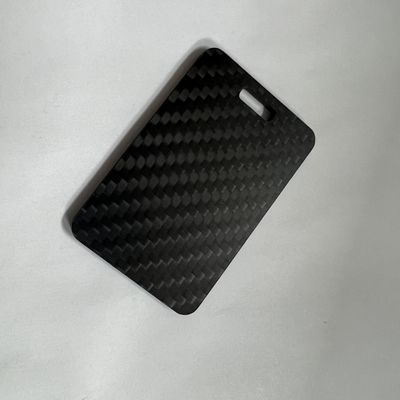 Dịch vụ gia công sợi cacbon Thẻ kinh doanh in khung cắt CNC Phần cho xe RC Shin Card