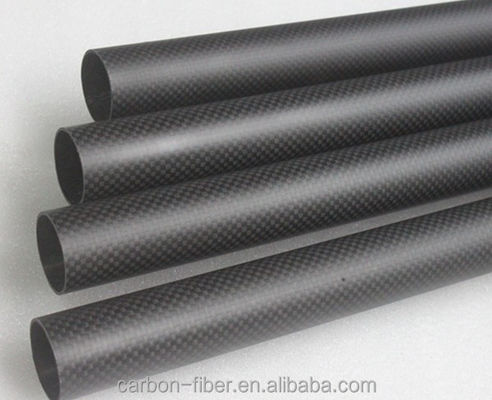 Các nhà sản xuất ống sợi cacbon 1000mm 2000mm CFRP cột cột sợi cacbon mạnh