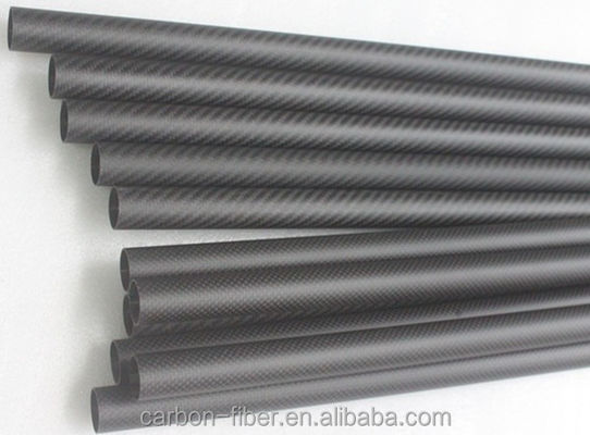 Các nhà sản xuất ống sợi cacbon 1000mm 2000mm CFRP cột cột sợi cacbon mạnh