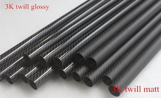 2m 20mm 3k ống sợi cacbon sợi cacbon xe đạp khung ống cacbon Weipi thuyền chèo tay cầm cột