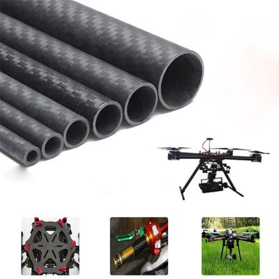 8mm 10mm Carbon Fiber Square Pipe Carbon Fiber Rectangular Tube bán buôn
