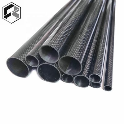 8mm 10mm Carbon Fiber Square Pipe Carbon Fiber Rectangular Tube bán buôn