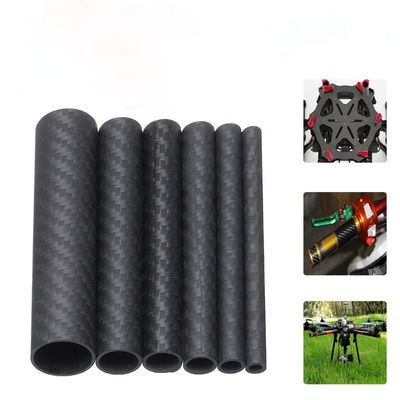 3 4&quot; 3 8&quot; 3k Carbon Fiber Tube 10mm 12mm 15mm 18mm 22mm 30mm 40mm 50mm