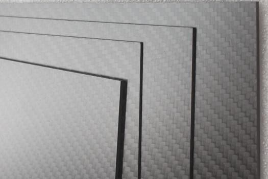 Máy ép nóng 1mm 1,5mm 2 mm 3 mm 4mm 3K Tấm sợi carbon bóng chéo