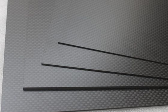 200 * 300mm Glossy Twill 3K Carbon Fiber tăng cường tấm tổng hợp cho động cơ RC Quadcopter