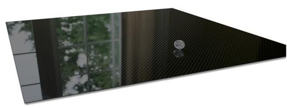 Kiểm tra nước và thời gian dài sử dụng 1000mm X 1000mm 3K Twill Matte Carbon Fiber Laminated Sheet In Stock