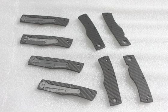 Dịch vụ Cnc sợi cacbon sợi cacbon tấm CNC phần gia công cho khung copter / FPV