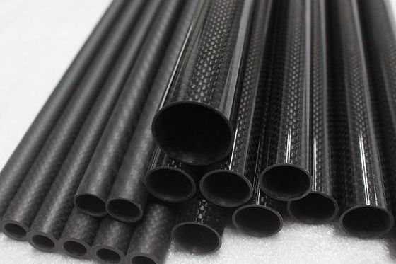 Đường ống cấu trúc bằng sợi carbon hình tròn 13mm 14mm 15mm 16mm 18mm 19mm