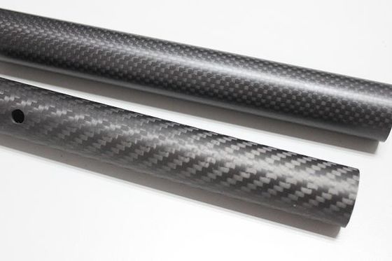 Đường ống cấu trúc bằng sợi carbon hình tròn 13mm 14mm 15mm 16mm 18mm 19mm