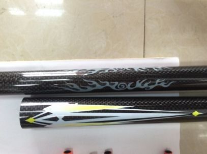 5 16 &quot; 5 8 &quot; 7 8 &quot; Đỏ Trắng Xanh Màu vàng Carbon Fiber Bicycle Tubes FRT