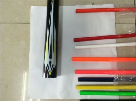 5 16 &quot; 5 8 &quot; 7 8 &quot; Đỏ Trắng Xanh Màu vàng Carbon Fiber Bicycle Tubes FRT