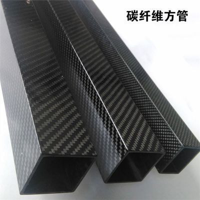 10mm Carbon Fiber Square Tube 20mm Hot Press Molding