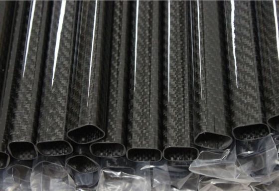 10mm Carbon Fiber Square Tube 20mm Hot Press Molding